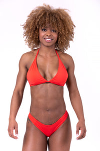 NEBBIA Triangle Bikini Top, red