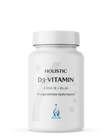 Holistic D3-vitamin i olja, 90 kapslar