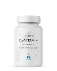 Holistic D3-vitamin i olja, 90 kapslar
