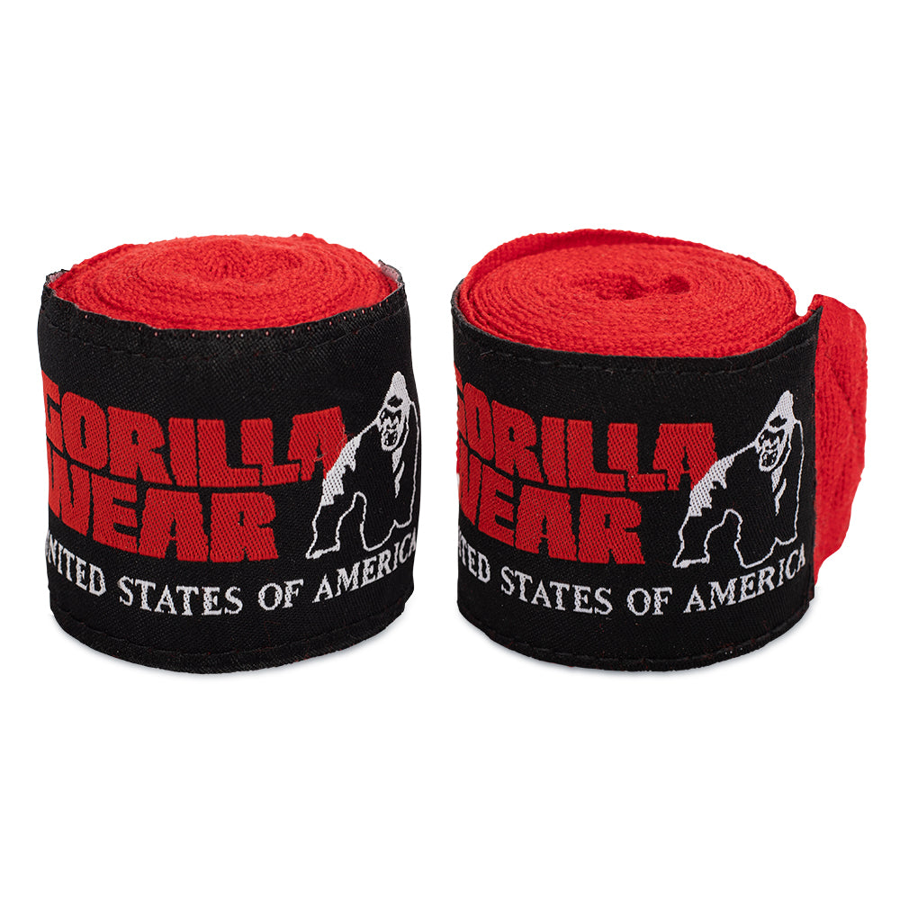 Gorilla Wear Boxing Hand Wraps, red - 2,5 m