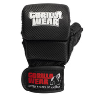Gorilla Wear Ely MMA Sparring Gloves, black/white