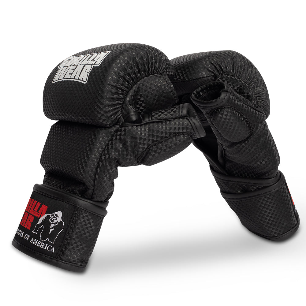 Gorilla Wear Ely MMA Sparring Gloves, black/white