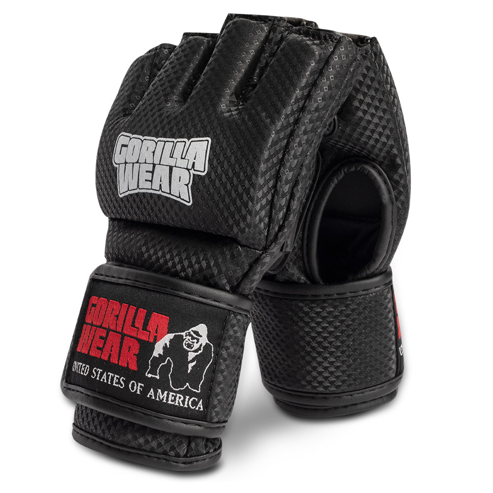 Gorilla Wear Berea MMA Gloves (without thumb), black/white