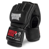 Gorilla Wear Berea MMA Gloves (without thumb), black/white