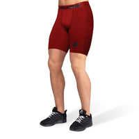Gorilla Wear Smart Shorts, burgundy red