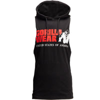 Gorilla Wear Rogers Hooded Tank Top, black