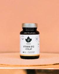 Pureness Vitamin B12 + Folat, Hallon - 60 kapslar