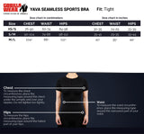 Gorilla Wear Yava Seamless Sport Bra, black