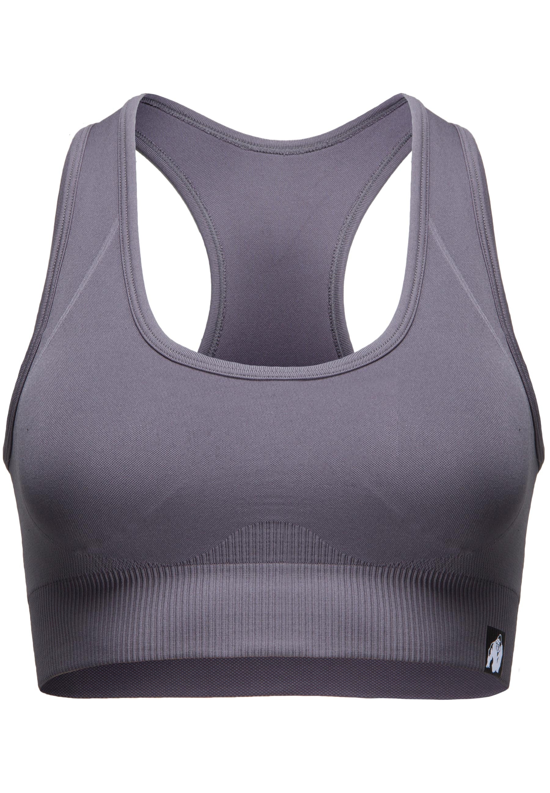 Gorilla Wear Yava Seamless Sport Bra, grey