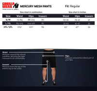 Gorilla Wear Mercury Mesh Pants, Army Grön / Svart