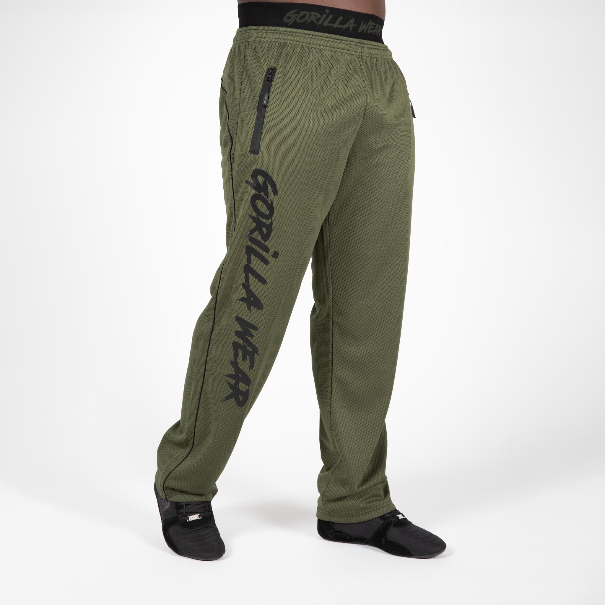 Gorilla Wear Mercury Mesh Pants, Army Grön / Svart