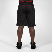 Gorilla Wear Mercury Mesh Shorts, black/red