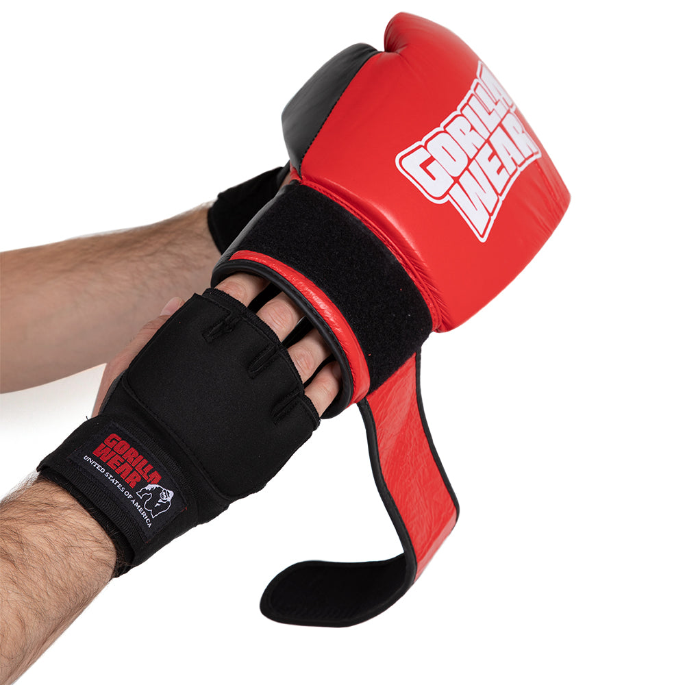 Gorilla Wear Gel Glove Wraps, black