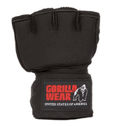 Gorilla Wear Gel Glove Wraps, black