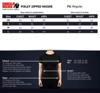 Gorilla Wear Pixley Zipped Hoodie, grey