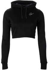 Gorilla Wear Pixley Crop Top Hoodie, black