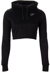 Gorilla Wear Pixley Crop Top Hoodie, black