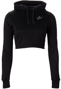 Gorilla Wear Pixley Crop Top Hoodie, black