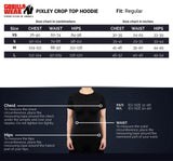 Gorilla Wear Pixley Crop Top Hoodie, grey