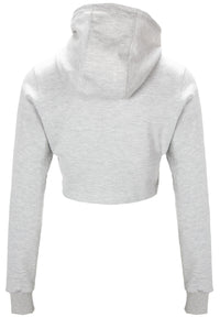 Gorilla Wear Pixley Crop Top Hoodie, grey