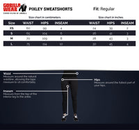 Gorilla Wear Pixley Sweatshorts, Grå
