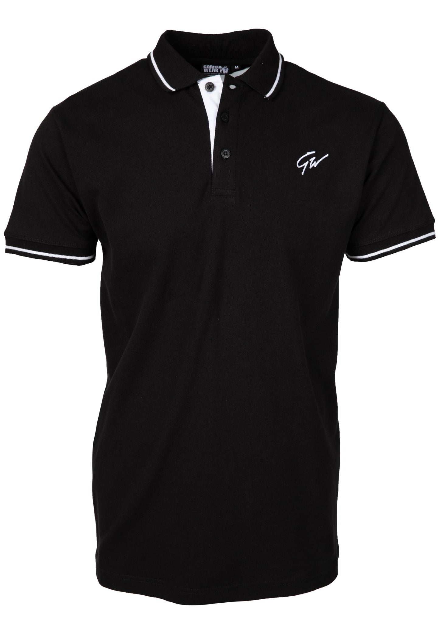 Gorilla Wear Delano Polo, black/white