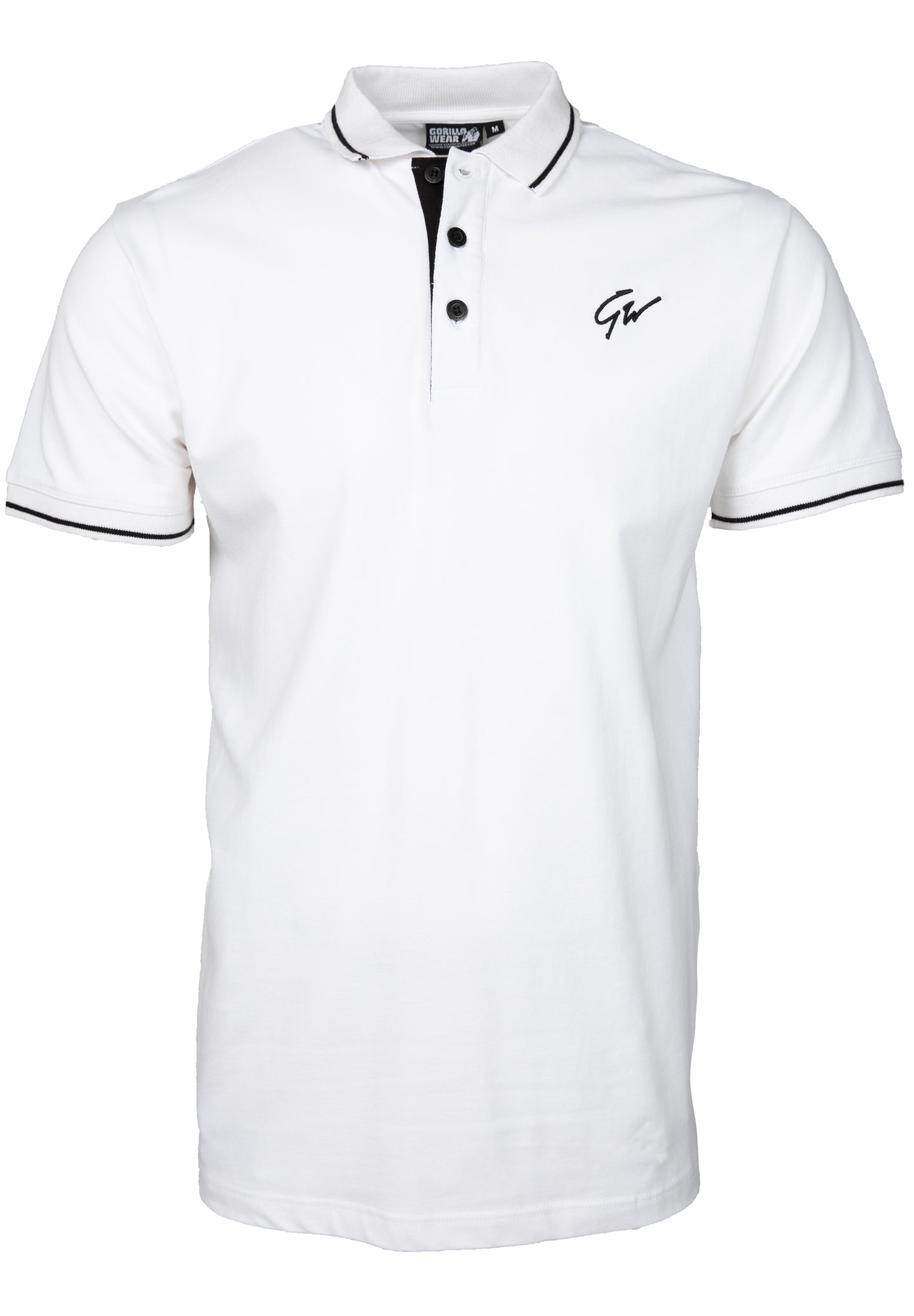 Gorilla Wear Delano Polo, white/black