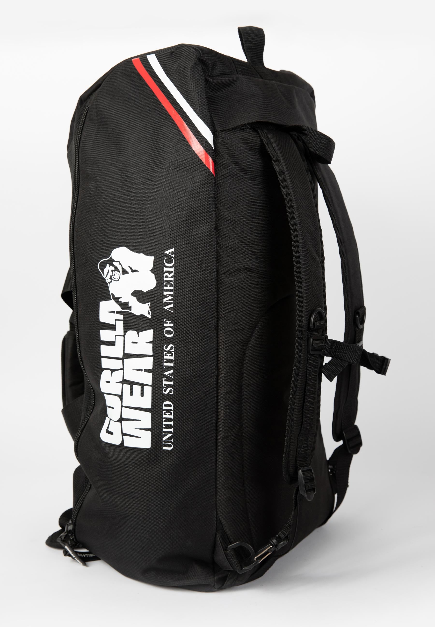 Gorilla Wear Norris Hybrid Gym Bag/Backpack, svart