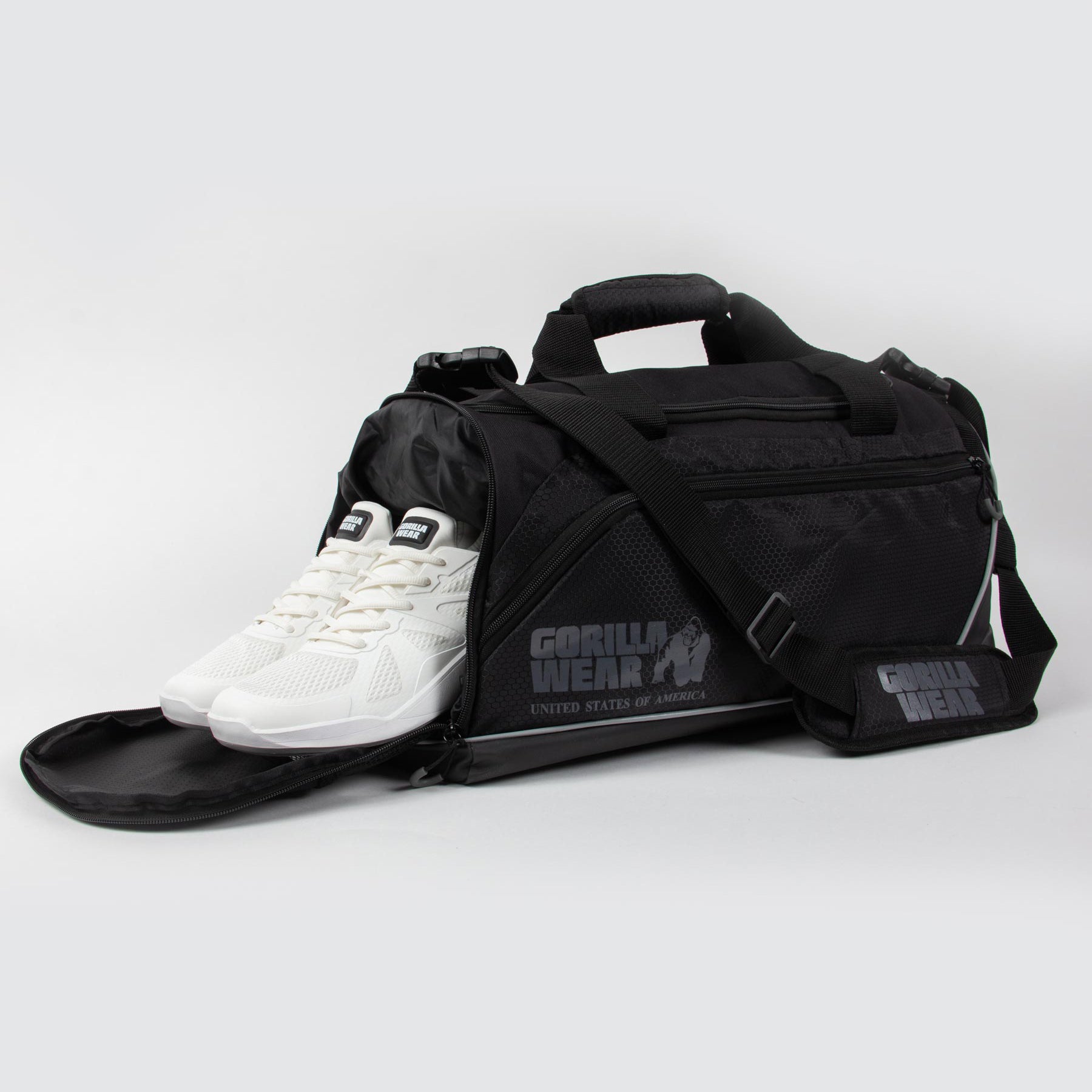 Gorilla Wear Jerome Gym Bag 2.0, black/grey