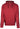 Gorilla Wear Banks Oversized Hoodie, burgundy red/black
