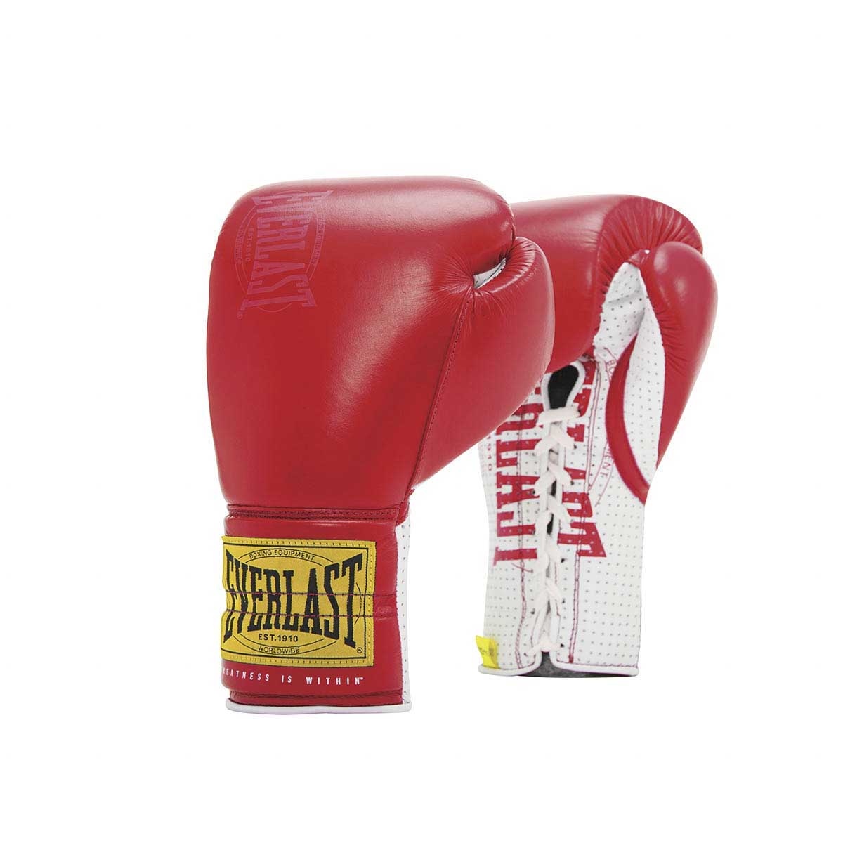 Everlast 1910 Sparring Laced Glove Red