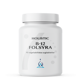 Holistic Vitamin B-12 Folsyra, Tuggtabletter 90 st