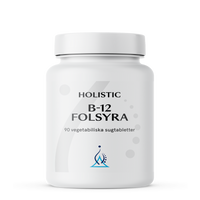 Holistic Vitamin B-12 Folsyra, Tuggtabletter 90 st