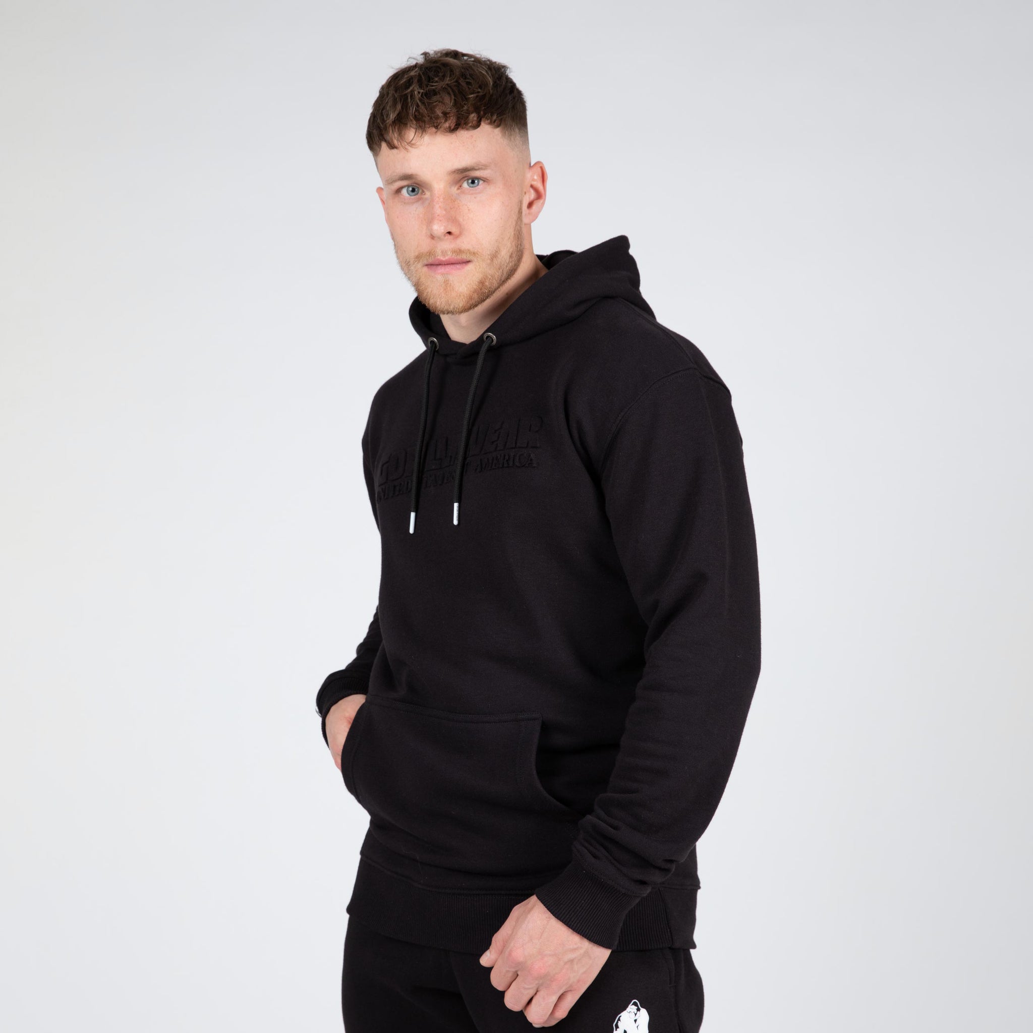 Gorilla Wear Crowley Oversized Men's Hoodie, black