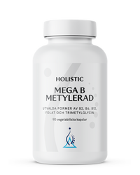 Holistic Mega B metylerad, 90 kapslar