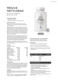Holistic Mega B metylerad, 90 kapslar