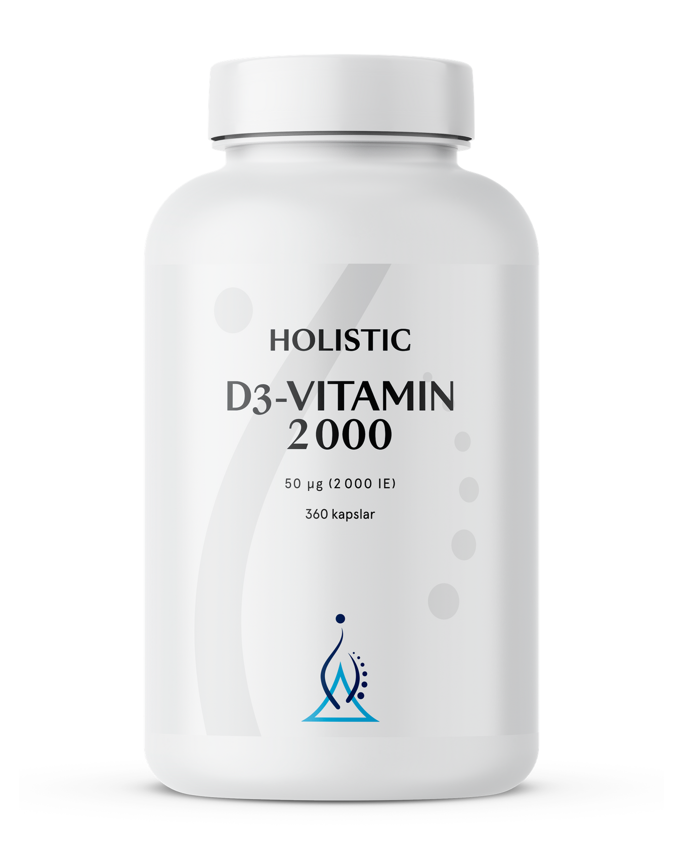 Holistic D3-vitamin 2000, 360 kapslar