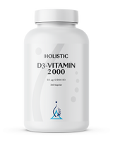Holistic D3-vitamin 2000, 360 kapslar