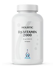 Holistic D3-vitamin 2000, 360 kapslar