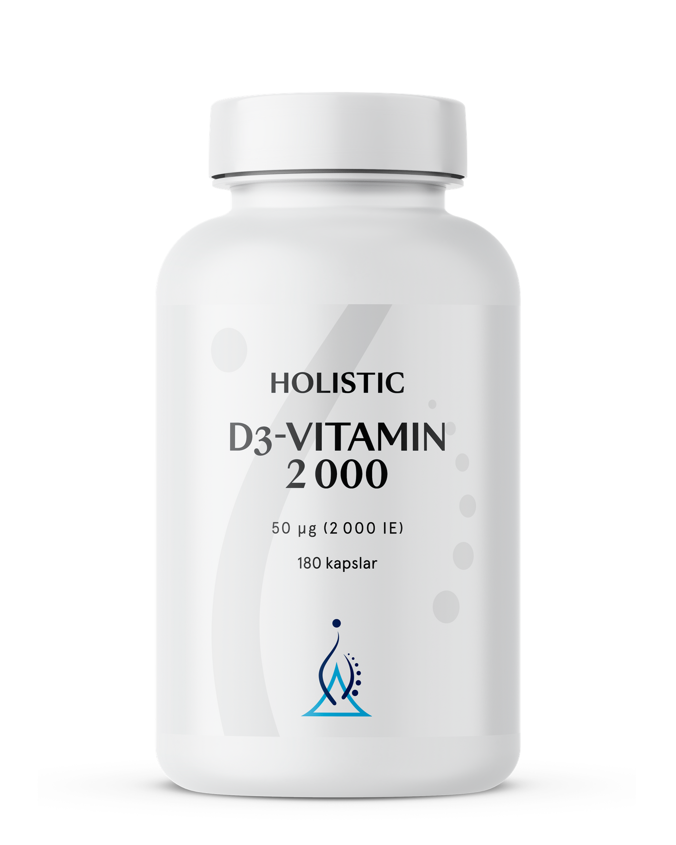 Holistic D3-vitamin 2000, 180 kapslar