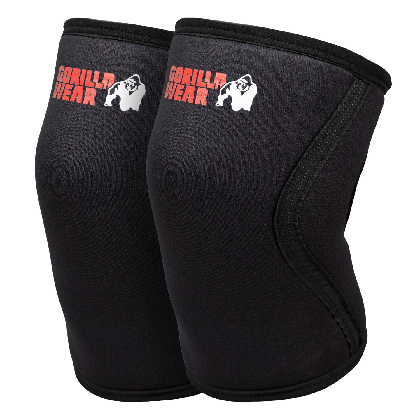 Gorilla Wear 5 MM Knee Sleeves, black