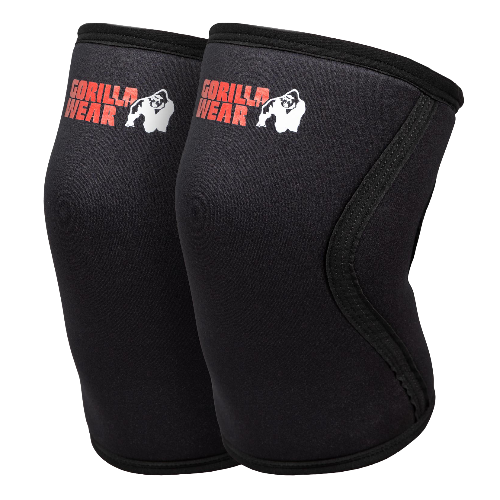 Gorilla Wear 7 MM Knee Sleeves, black