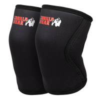 Gorilla Wear 7 MM Knee Sleeves, black