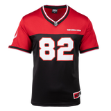 Gorilla Wear Trenton Football Jersey, black/red