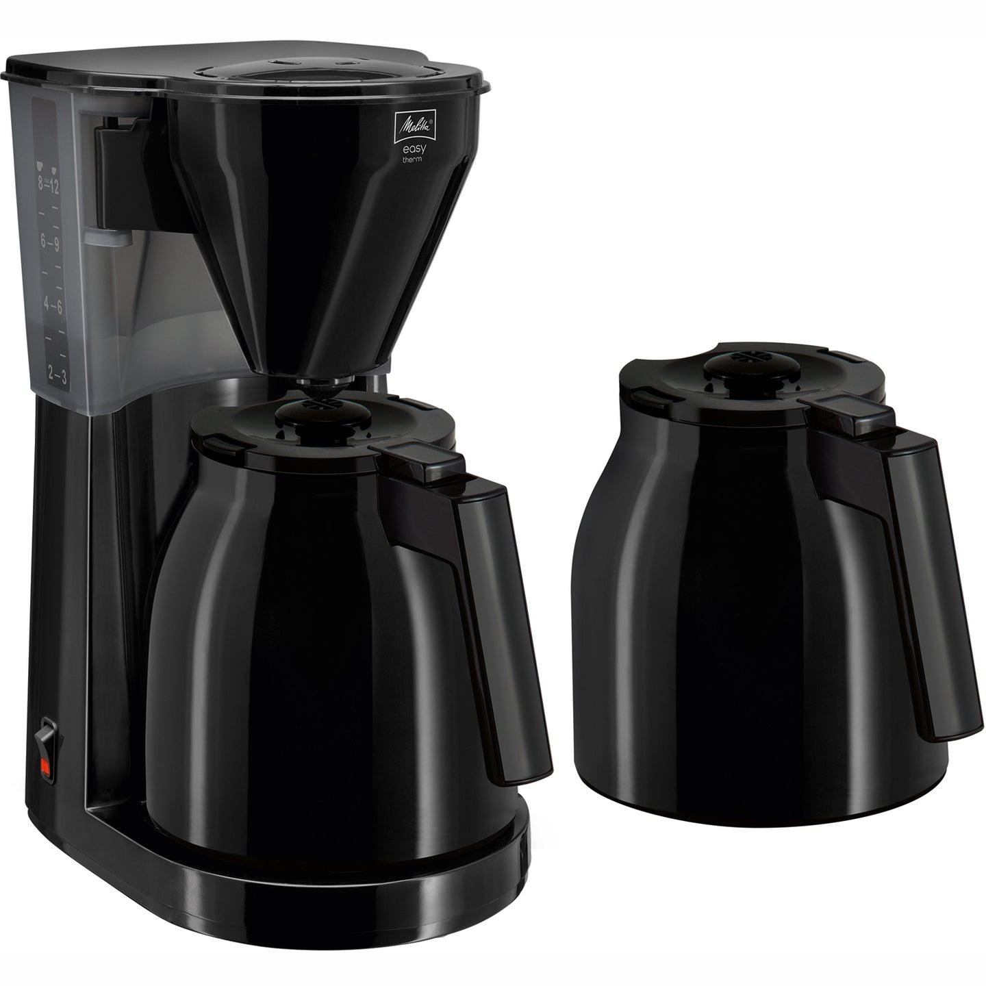 Melitta Termosbryggare Easy 2.0 Therm 2 Kannor Svart