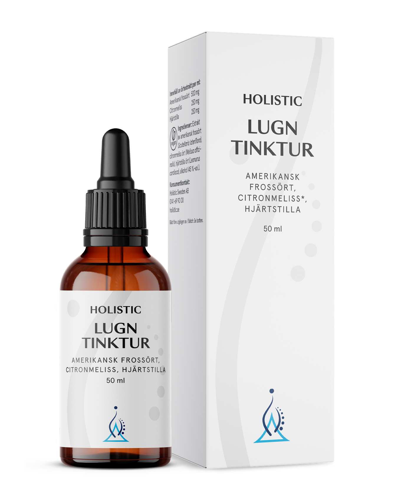 Holistic Lugn tinktur, 50 ml
