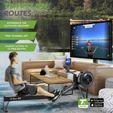 Tunturi Platinum RW30 Rower – Roddmaskin med vattenmotstånd och realistisk känsla
