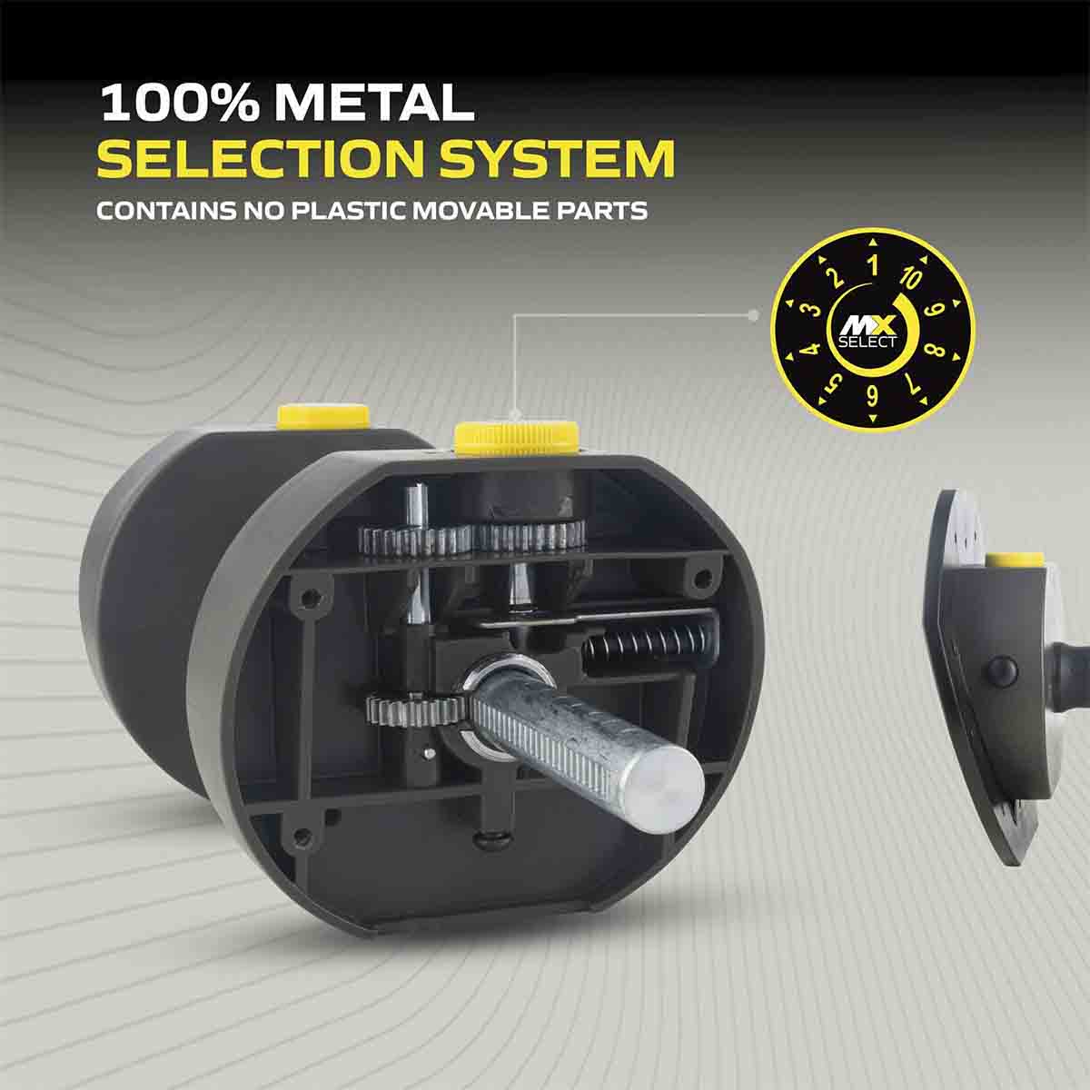 MX85 Dumbbells – Justerbar hantel 5,6–38,6 kg för komplett styrketräning hemma