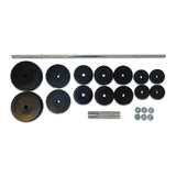 TITAN LIFE Weight Set Viktset 60kg – kompakt och komplett styrkeset