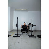 TITAN LIFE Weight Set Viktset 100 kg (Garage Gym) – komplett styrkepaket för hemmaträning